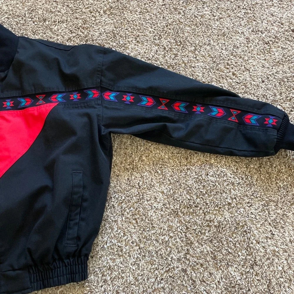 VTG Davis‎ James Southwestern Bomber Jacket Mens M Vintage Western Santa Fe USA